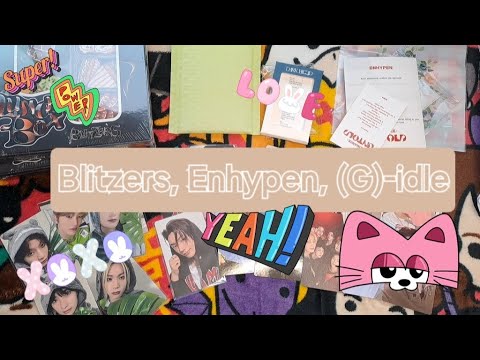 Видео: 🌼Распаковка Blitzers, Enhypen, (G)-idle🫠