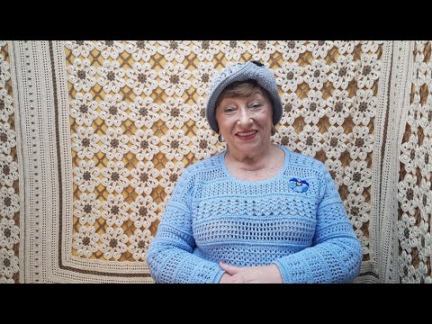 Видео: Шапочка "Ветерок". Мастер-класс по вязанию крючком от О. С. Литвиной.