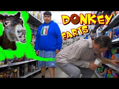 Видео: ОСЁЛ ПУКАЕТ!!! 🐴🍩 (Забавный розыгрыш с мокрыми пуками) 🤣