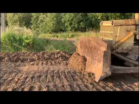 Видео: Бульдозер ЧТЗ Т130 Т170 в деле. Работа кипит.