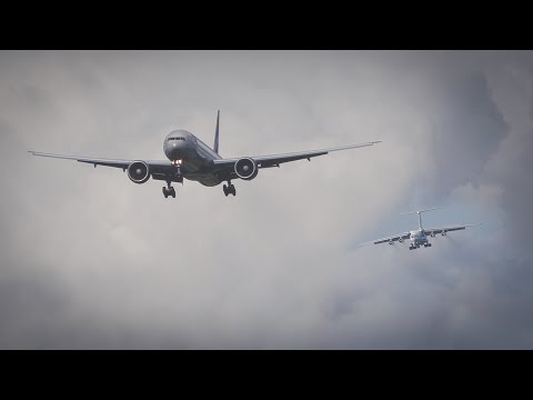 Видео: (4K/50fps) Супер ветреный день в Шереметьево | июль 2025
