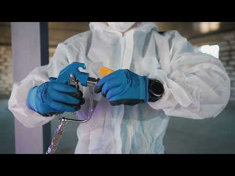 Видео: Огнезащита металлоконструкций | огнезащитная обработка безвоздушным способом