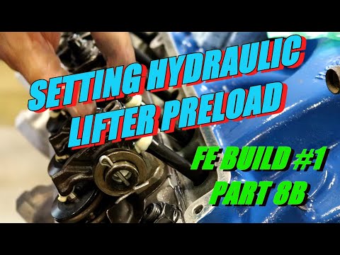 Видео: Установка предварительного натяжения гидрокомпенсатора, сборка FE №1, часть 8B