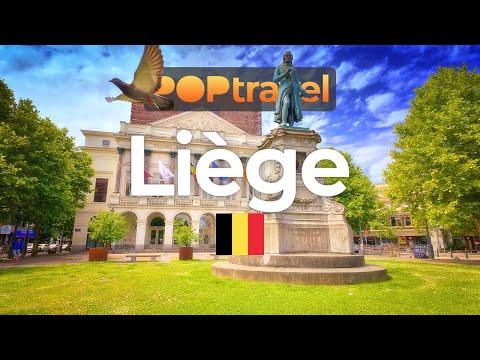 Видео: ЛЬЕЖ, Бельгия 🇧🇪 - пешая прогулка в 4K HDR с субтитрами