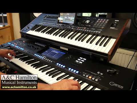 Видео: Сравнение звуков и стилей Yamaha Genos и Korg PA5X