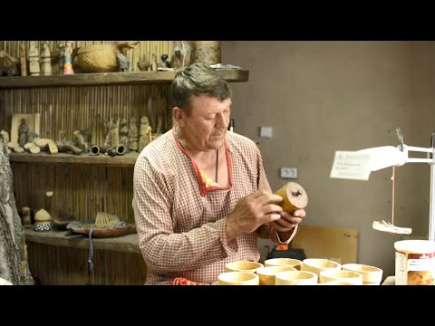 Видео: "Старина Сибирская". «Токмо по средам». Народный материал. Береста.