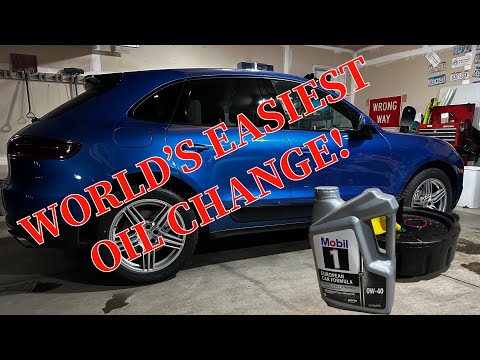 Видео: Суперлегкая замена масла Porsche Macan!
