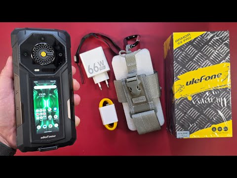 Видео: 2 Экрана, громкий динамик и батарея 25500 мАч это Ulefone Armor 33 Pro
