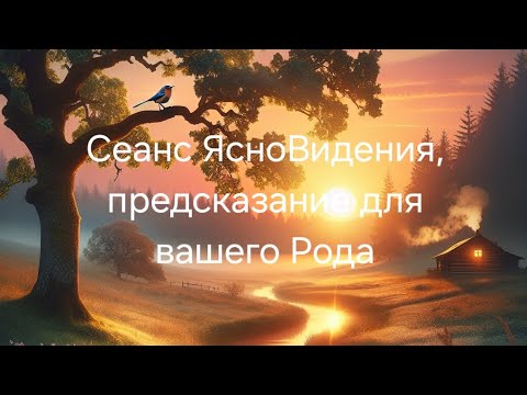 Видео: Сеанс ЯсноВидения, предсказание для вашего Рода