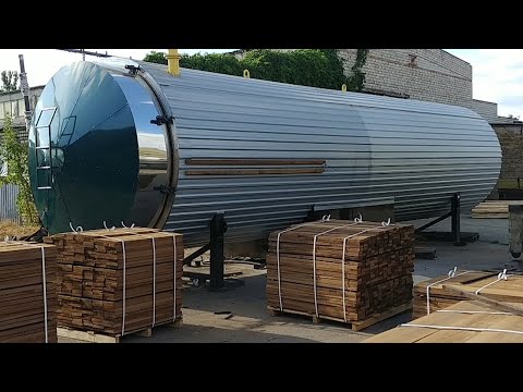 Видео: Камера для термообработки древесины от компании Тавис