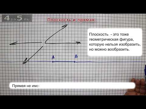 Видео: Плоскость и прямая.
