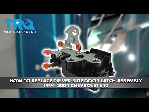 Видео: Как заменить защелку водительской двери в сборе на Chevrolet S10 1994-2004 гг.