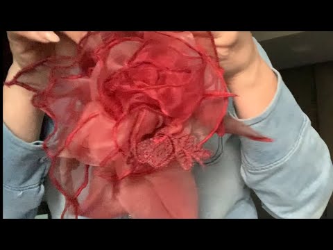 Видео: Пара: сумка з брошкою з органзи