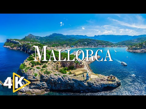 Видео: FLYING OVER MALLORCA (4K UHD) — успокаивающая музыка и красивое видео о природе — видео 4K Ultra HD