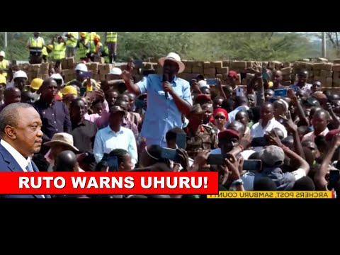 Видео: Наконец, президент Руто отвечает Ухуру после того, как тот защищал Гачагуа. Послушайте, что он ск...