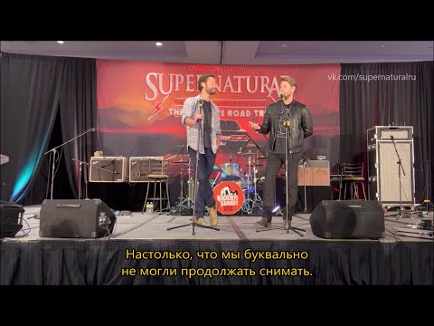 Видео: Любимые смешные моменты Джареда и Дженсена со съёмок - Кон в Вашингтоне 2022 (рус.суб.)