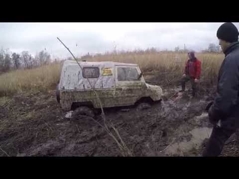 Видео: три луаза и уаз штурмуют болото покатушка ДНЕПР 6.11.2016