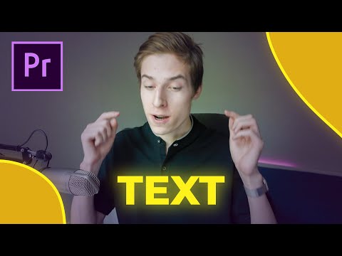 Видео: Появление текста под каждое слово + свечение в Adobe Premiere Pro