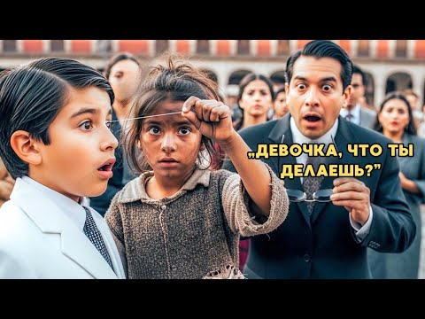 Видео: Сын миллионера был слеп… Пока девочка не извлекла из его глаз то, чего не заметил ни один врач! 😳👁️