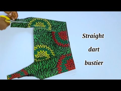 Видео: Как раскроить и сшить бюстье с прямой вытачкой