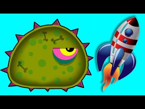 Видео: Суровый ЛИЗУН ГЛАЗАСТИК съедает все в городе 3! Игра Mutant Blobs Attack с ПАПУЛЕЙ