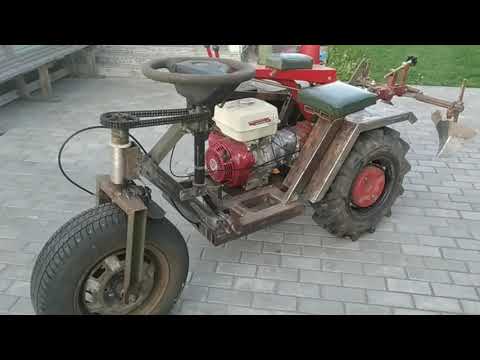 Видео: Трёх колесный адаптер для мотоблока МТЗ