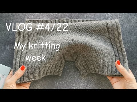 Видео: Моя неделя вязания | VLOG #4/22 | Шорты готовы | Распаковка - новая пряжа