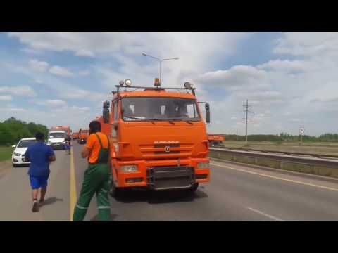 Видео: Автобус удалось потушить