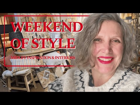 Видео: Выходные стиля и интерьеров — стиль среднего возраста, видеоблог выходного дня, вдохновение для и...
