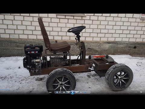 Видео: Первый выезд!!! Деревенский помощник! Част 2. Mini loader. Part 2.