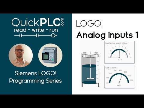 Видео: LOGO! Основы аналоговой обработки 1 | Программирование ПЛК Siemens