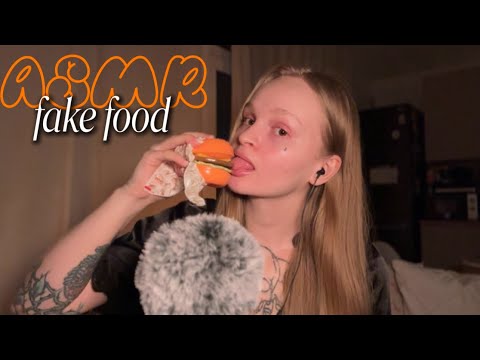 Видео: итинг фейковой еды / фэйковый фастфуд 🌭 🍔