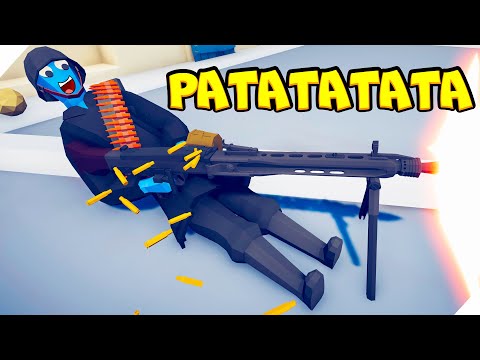 Видео: TABS - WW2! УГАРНЫЕ СРАЖЕНИЯ РАТАТАТАТА!