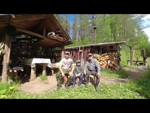 Видео: ПРОВЕДАЛИ ИЗБУ. ПОЗВОНИЛ ЛЕОНТЬЕВИЧУ взял СЫНА и УЕХАЛИ в ТАЙГУ. ПРОВЕРЯЮ СЕТЬ. Часть третья.