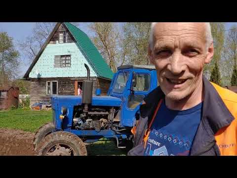 Видео: Т40АМ. Вспахал, прокультивировал, нарезал, сажаем.