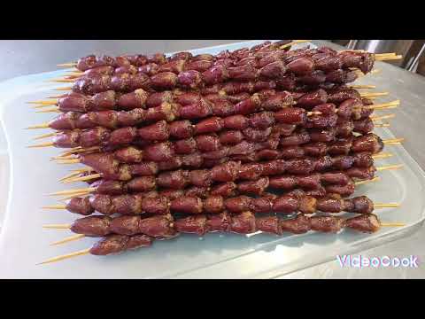 Видео: Копчёные куриные сердечки натурального копчения