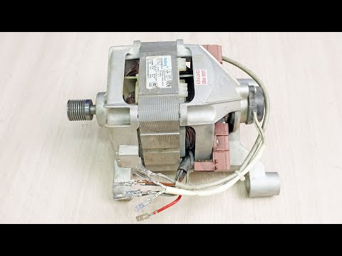 Видео: Как За 3 Минуту Подключить Двигатель От Стиральной Машины К 220 Вольт