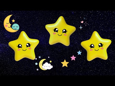 Видео: Twinkle Twinkle Little Star ⭐ Детская колыбельная | Расслабляющее видео с песней перед сном