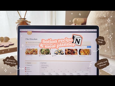 Видео: УЧЕБНОЕ ПОСОБИЕ NOTION 🥑🍋 Как создать планировщик питания в Notion