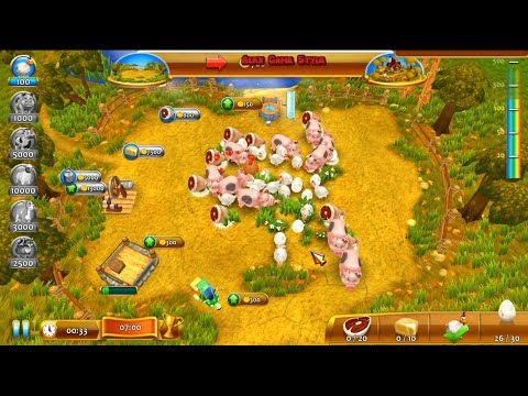 Видео: Farm Frenzy 4 (Confectioner Level 12) only GOLD Веселая ферма 4 (Кондитер Уровень 12) Золото