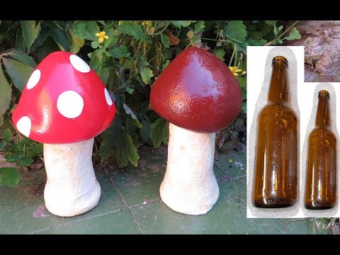 Видео: DIY:Как СДЕЛАТЬ ЭКОНОМ ГРИБЫ для САДА. How to MAKE Cement MUSHROOMS for GARDEN