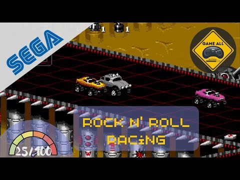 Видео: Rock n’ Roll Racing / Рок-н-Ролл Гонки (Sega Mega Drive)