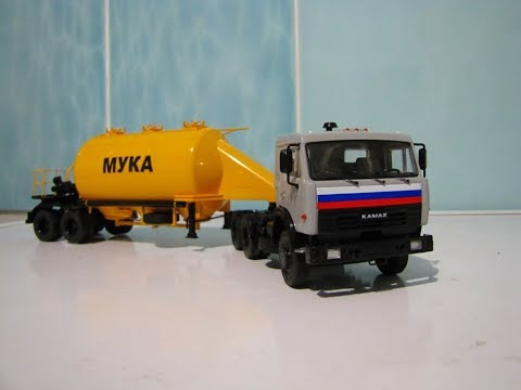Видео: Масштабная модель тягача КАМАЗ-54115 ПАО КАМАЗ в масштабе 1:43