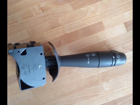 Видео: Ларгус, Рено, замена подрулевого переключателя стеклоочистителя