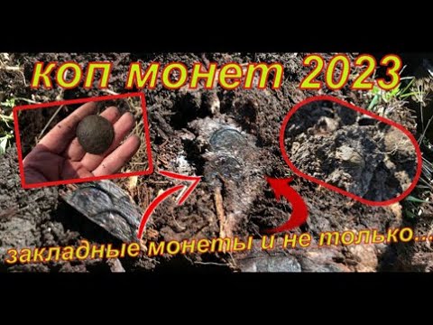 Видео: Коп монет 2023. Поиск монет с Minelab E-Trac. Не выбитое место.