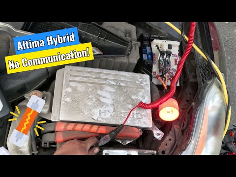Видео: Nissan Altima Hybrid — диагностика не работает! / Нет связи!
