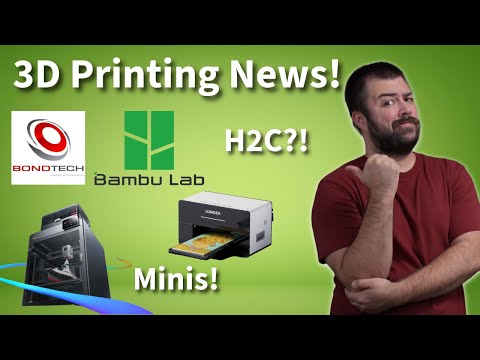 Видео: НОВЫЕ 3D-принтеры, обнаружены H2C, конкурент EufyMake и Minis! Новости 3D-печати!