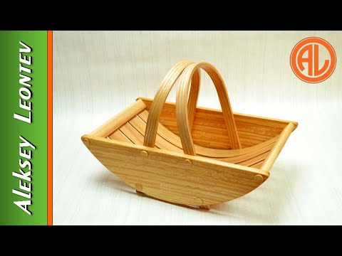 Видео: Корзина деревянная для фруктов и овощей  / Making a wooden basket for fruits and vegetables