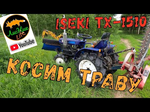 Видео: КОСИМ ТРАВУ на МИНИТРАКТОРЕ ISEKI TX-1510, СЕГМЕНТНАЯ КОСА 9G В ДЕЛЕ