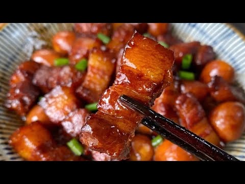Видео: Тушёное мясо в соевом соусе 红烧肉 Китайская кухня 中国美食